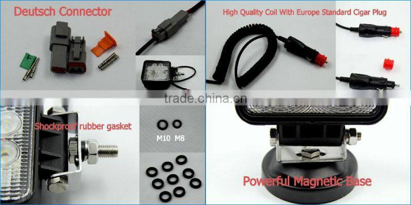 Rotary Warning Light Revolving Flashing LED Traffic Warning Light