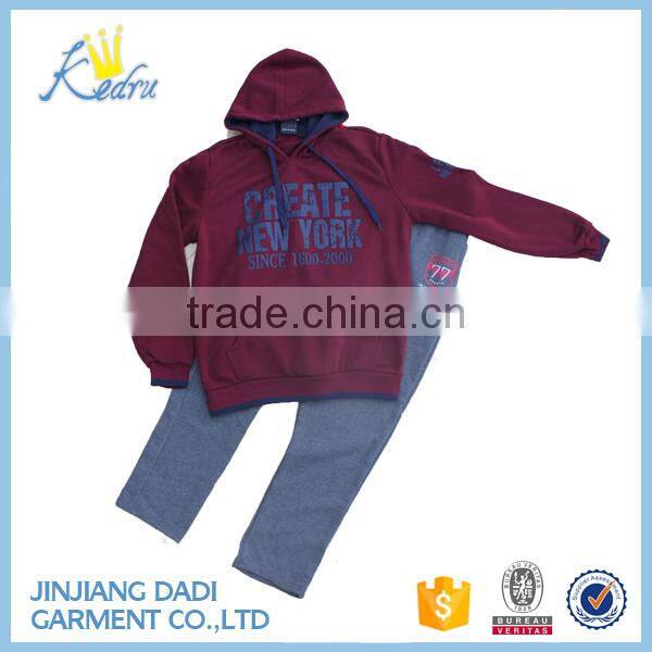 Stock Lot Embroidery juvenile sport tracksuit