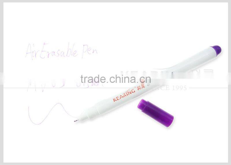 Erasable shoes marker for shoes factory in 0.5mm fiber tip violet color 2 years shelf life time 12pcs per dosen #AV05