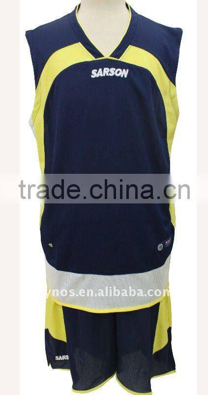 Big mesh eyele new style basketball jersey design