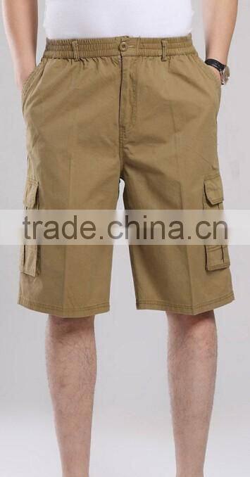 man shorts, MTM service, half leg length shorts, gray shorts