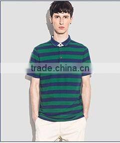 Summer Short Sleeve Green Color Man Polo Shirt