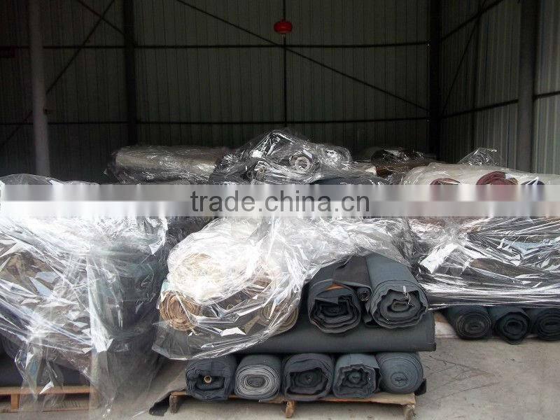 PU leather, pu artiticial leather stocklots B grade for shoes and bag making