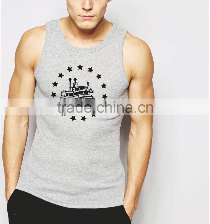 plain white tank top cotton tank top with loose style