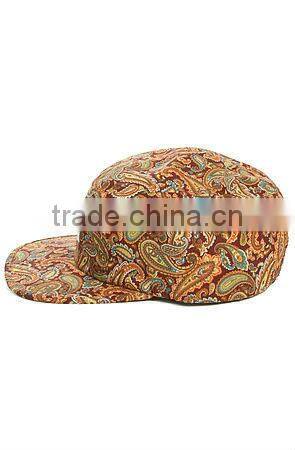 Bestselling oem factory strap back trendy 5-panel cap