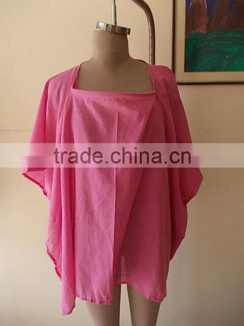 Turquoise Triangle Nursing Poncho