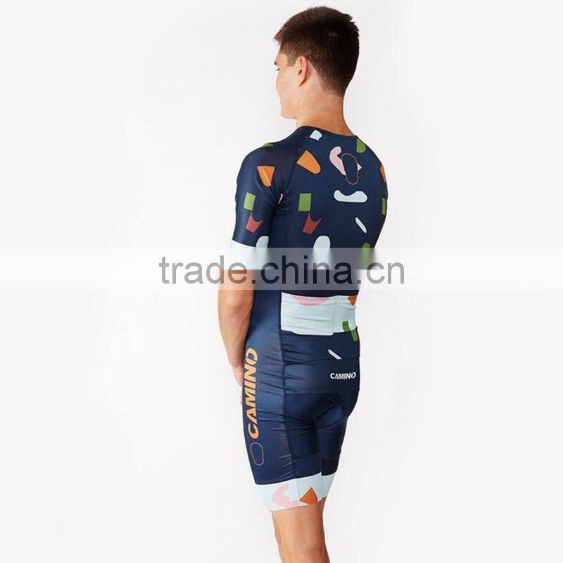 Quick dry and comfortable lycra triathlon club suit from Kroad triathlon suit manufacturers