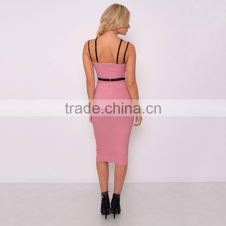 Plunge Strap Detail Midi xxxxl Fancy Dress