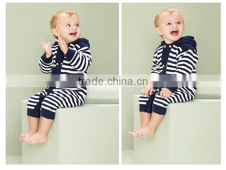 top selling baby kids warm winter fleece knitted hooded cotton romper