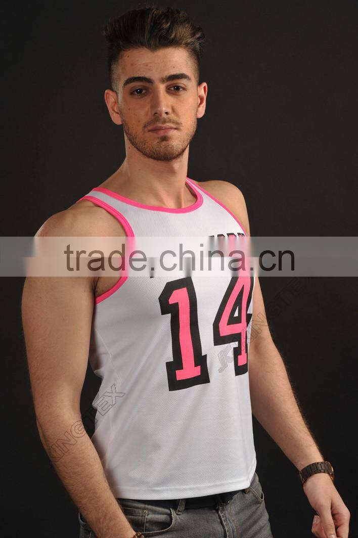 apparel muscle fitness tank tops screen printed