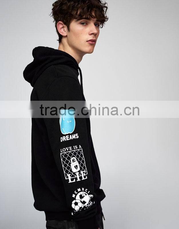 2017 China OEM factory fashion design fleece digital print hoodies