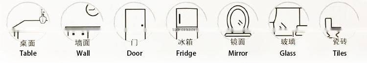 Children magic writing board reuse and cleanable stick free planner board with marking pen