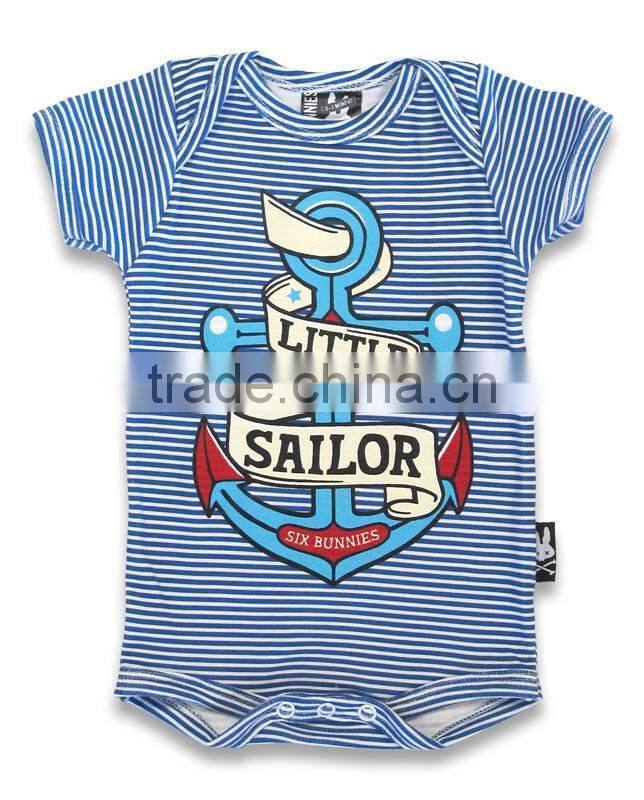 Sailor Stripe Sea Cool Baby Bodysuits