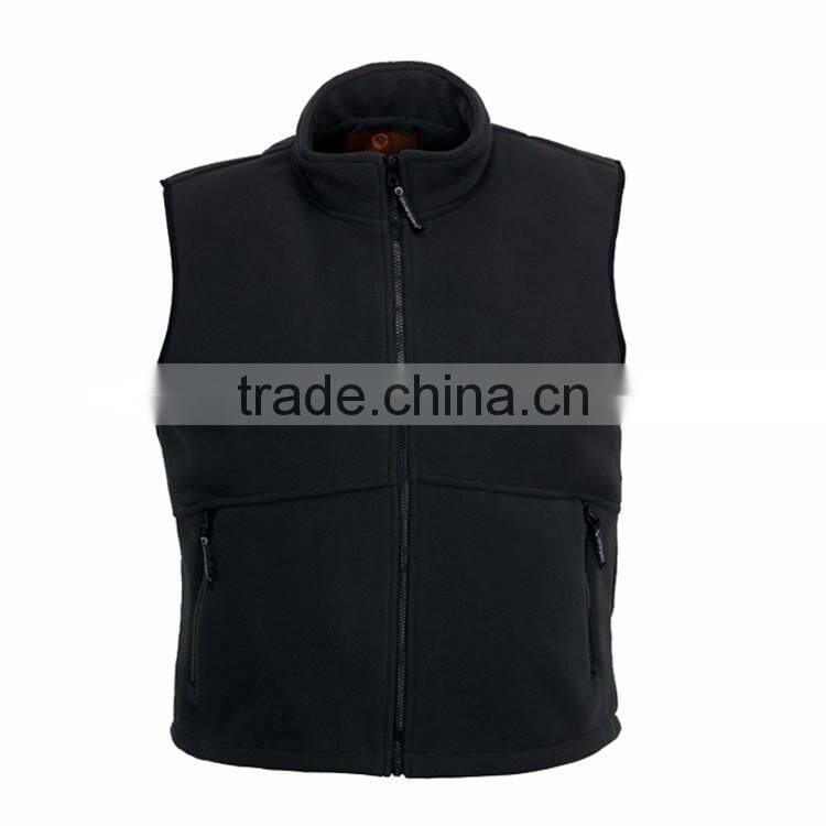 Wholesale casual waistcoat thick men polar fleece vest