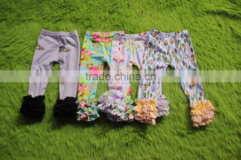 cheap price kids leggings tight ruffle icing leggings baby girl short hot pants legging