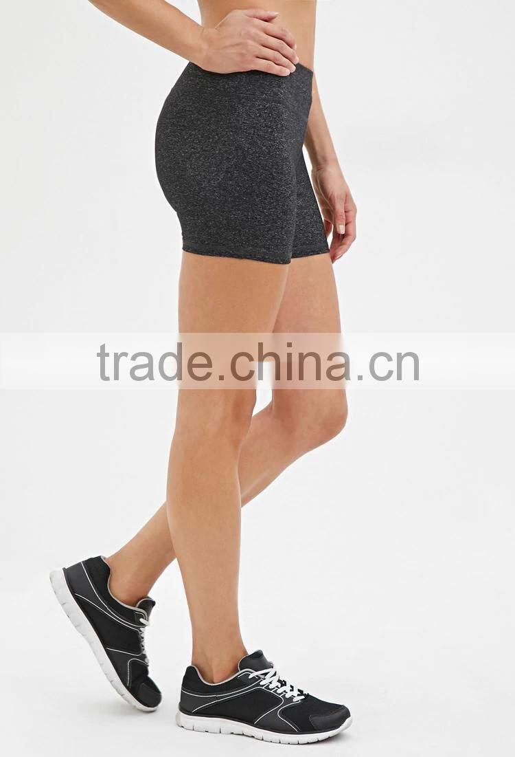 2017 Guangzhou Shandao OEM Customized Wholesale Manufacture Best-selling 95% Cotton 5% Spandex Tight Women Yoga Shorts