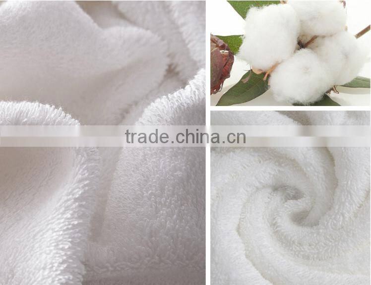 Plush 100% cotton soft and absorbent shower wrap towel