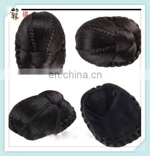 Fashion Women European Synthetic Braid Bun Hairpieces with Comb HPC-0188