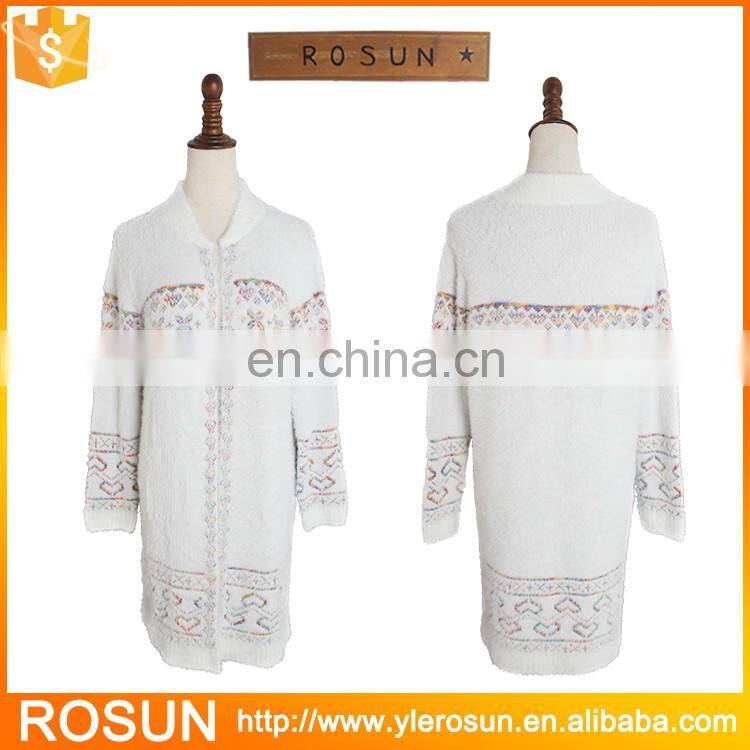 Long sleeve oversized knit womens long cardigan