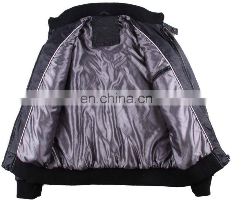 fashion diamond quilted mens spring handsome biker leather jacket