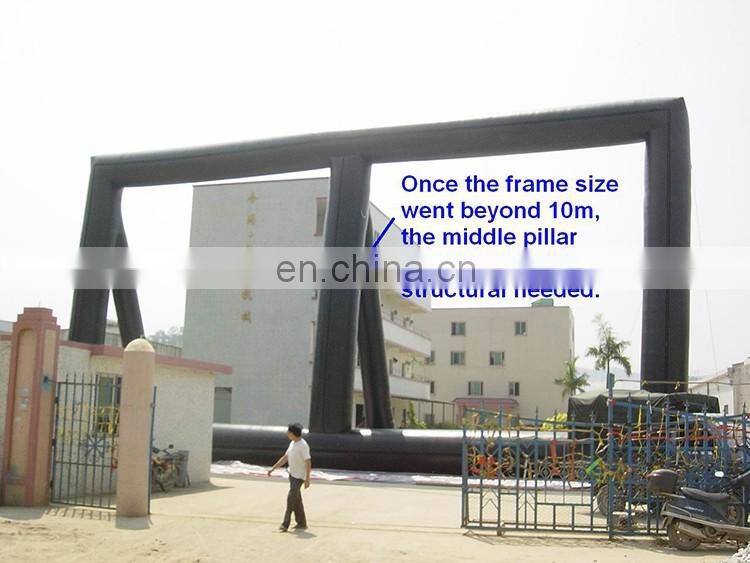 Factory Wholesale Advertising Display Inflatable Pro Theater Movie Projection Screen