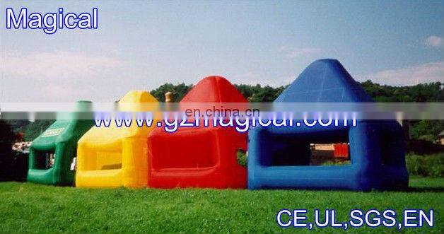 Inflatable pagoda marquee tent