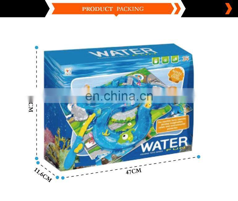 import wholesale eudcaitonal water fun Ocean Park track toy kids fishing rod from china