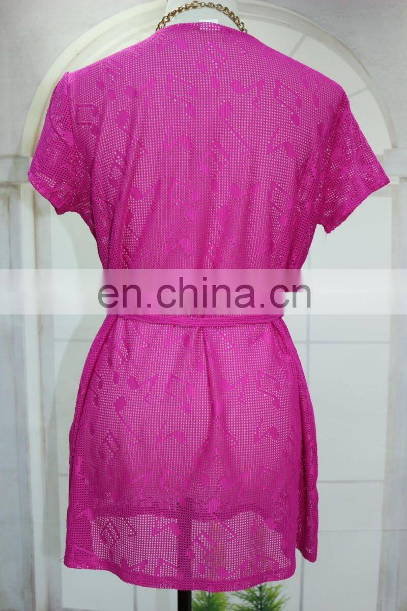 Lace material girl T-shirt at the top of the world design for good sale