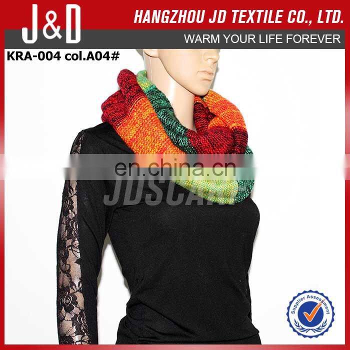 2017 custom knitted infinity scarf wholesale,custom infinity scarf
