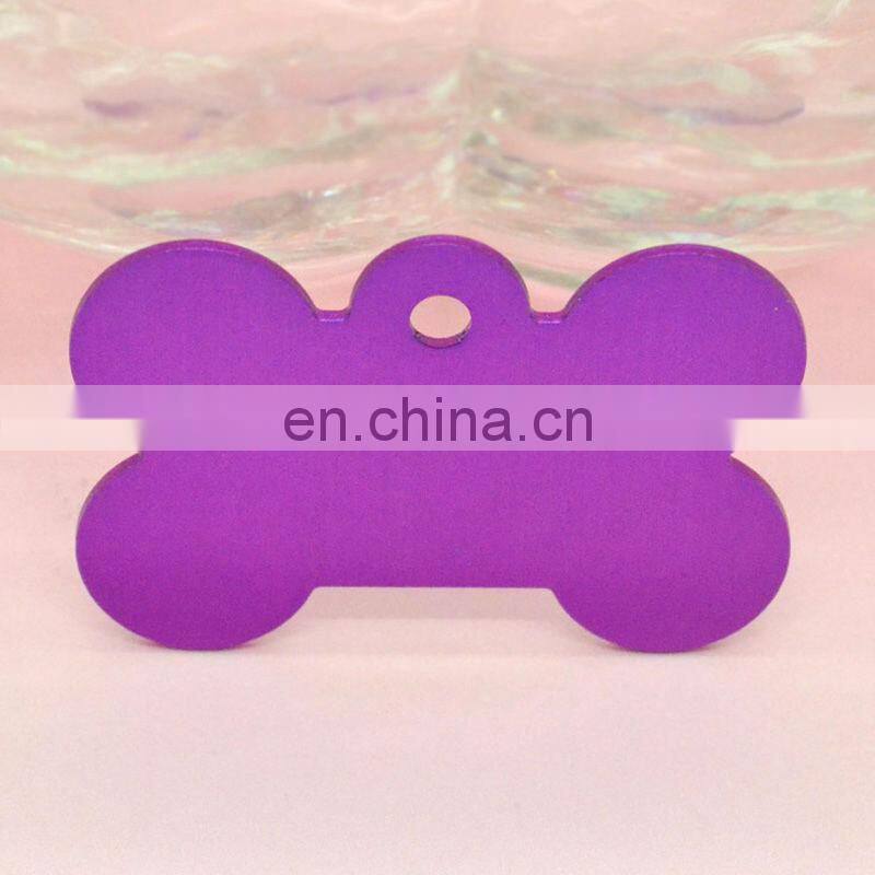 Fashion anodized aluminum blank dog tags wholesale
