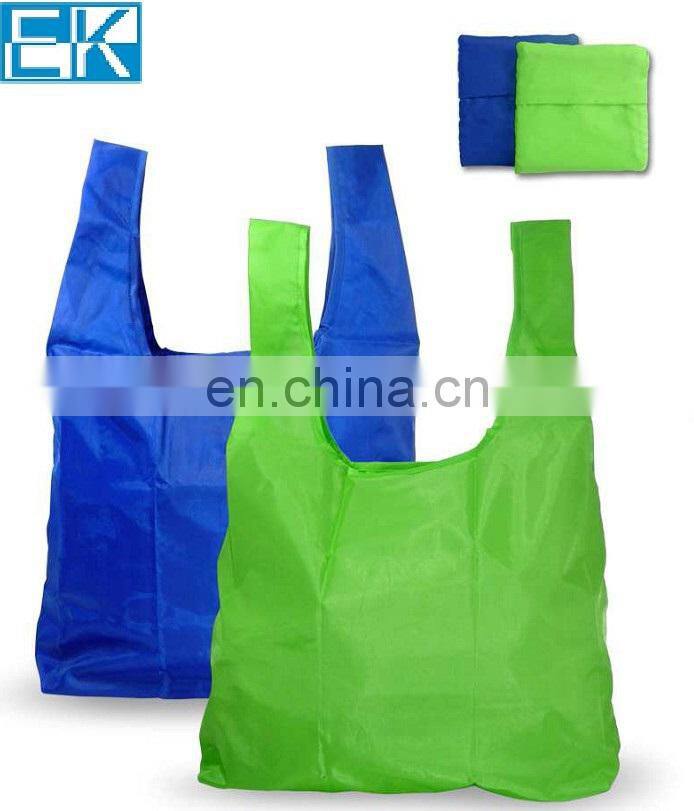 Golden Laminated PP woven tote bag, reusable folding shopping bags