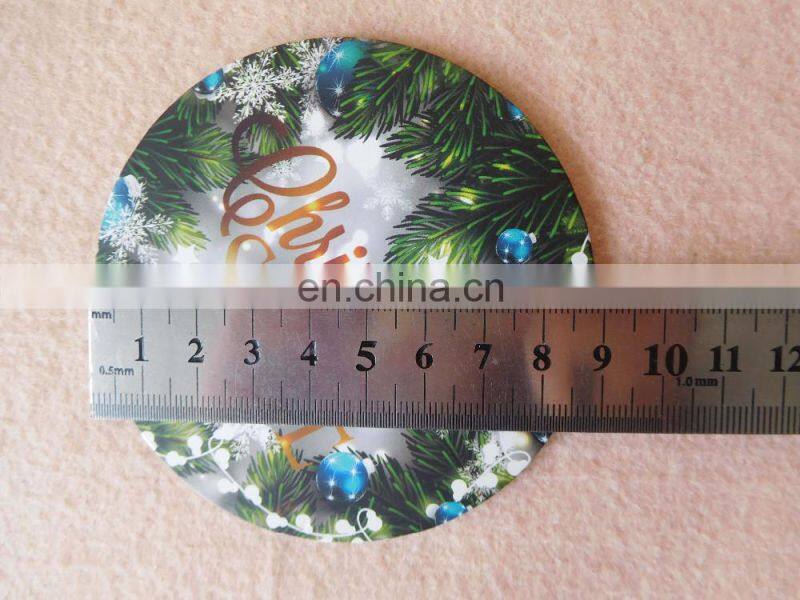 Barware non slip silicone coaster with custom printing logo