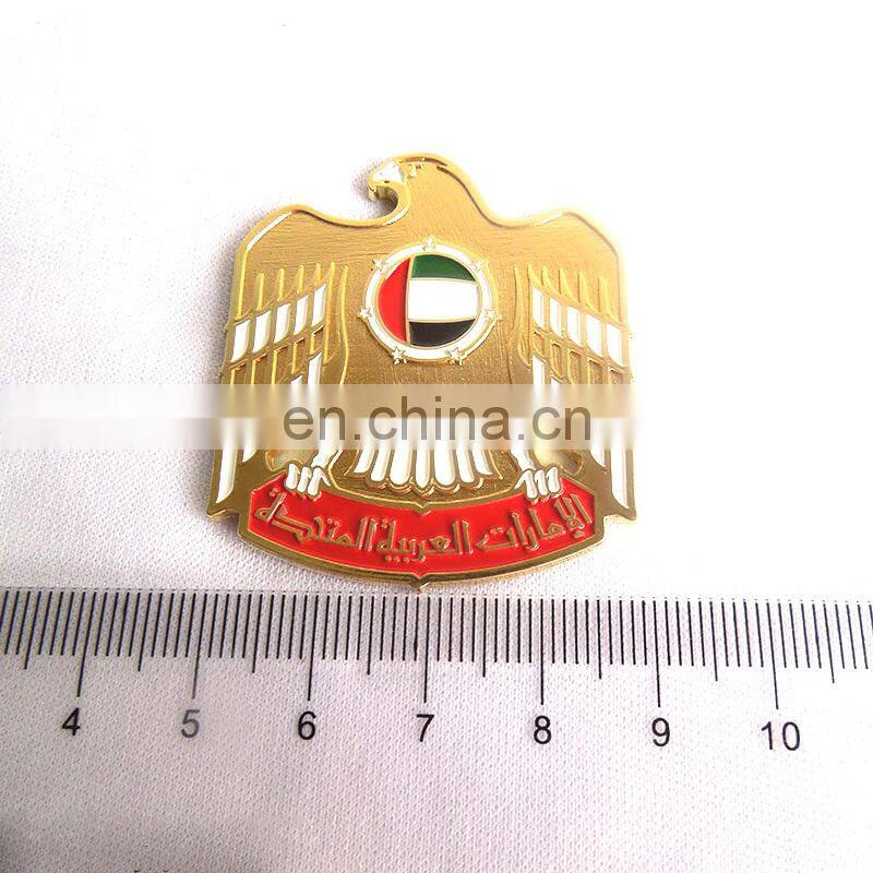 UAE national day gift - metal engraved dubai falcon logo phone decoration label self-adhesive type