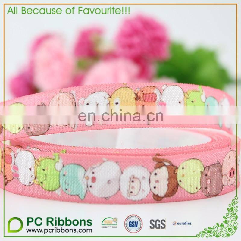 5/8" FOE succulent plant printed headband Wholesale Floral Print FOE
