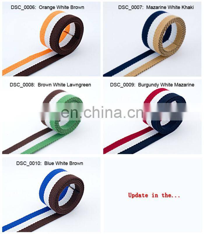 High Quality Canvas Web Belt Material Custom Polyester Webbing