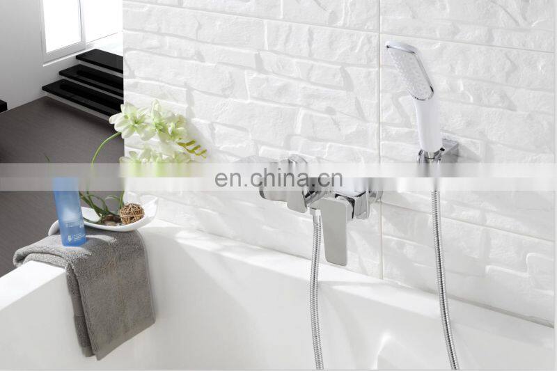 Luxury New product Wall mounted Bathtub hand held mixer shower faucet set with diverter