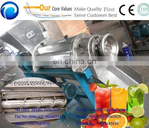 juice screw extractor/industrial fruit juicer machine / pine juice making machine