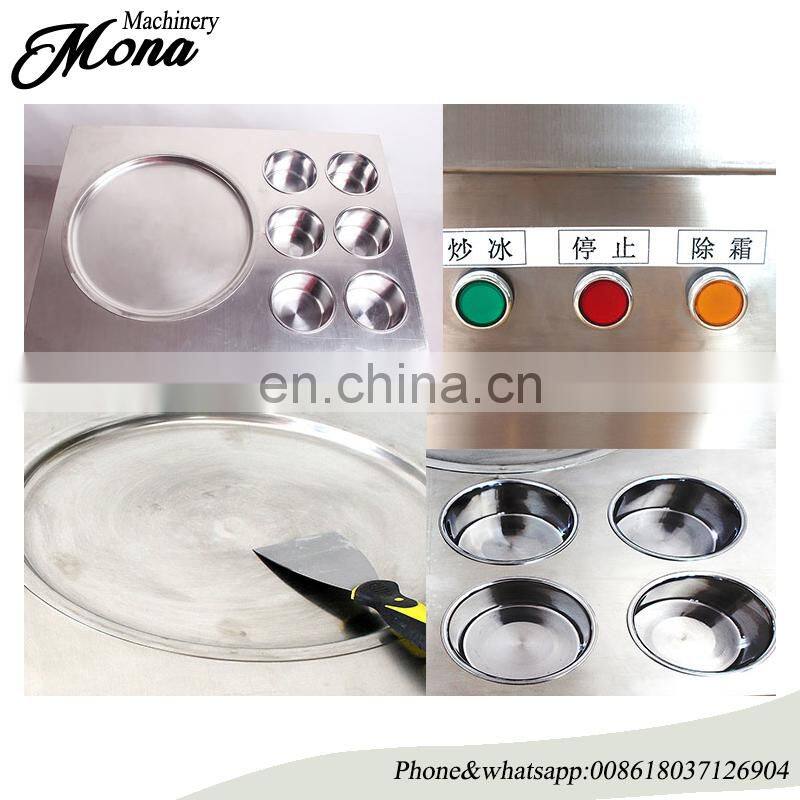 mona factory pan fried ice cream rolls machine|ice cream cold plate for ice cream roll making |ice cream roll maker