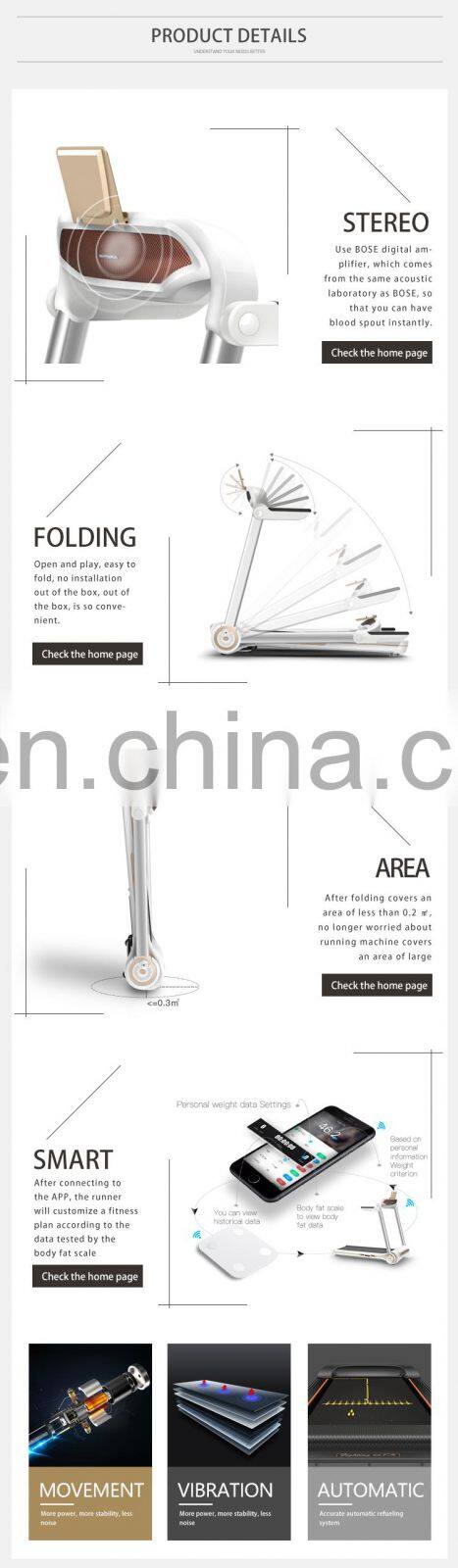 Customized Fitness Mini motorized Treadmill For Home Use