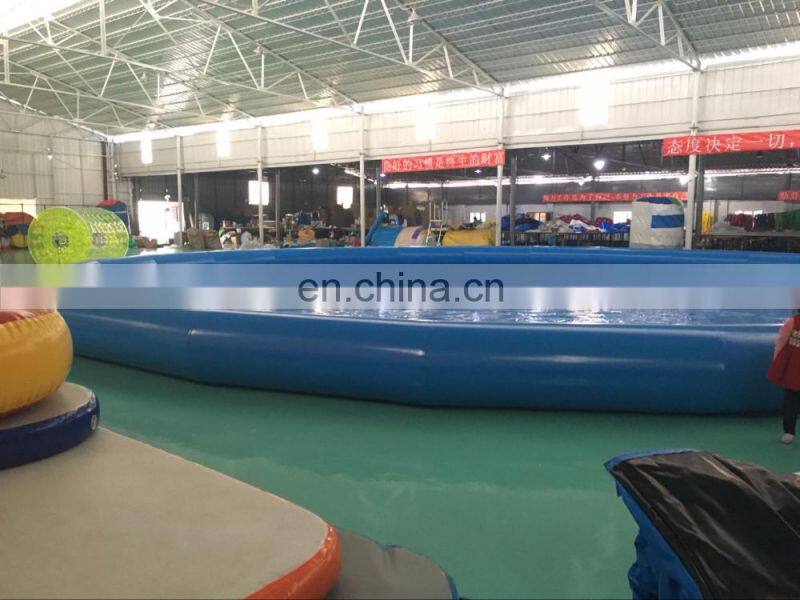 Rectangle Circular PVC Inflatable Above Ground Swimming Pool For Amusement Water Park Good Prices