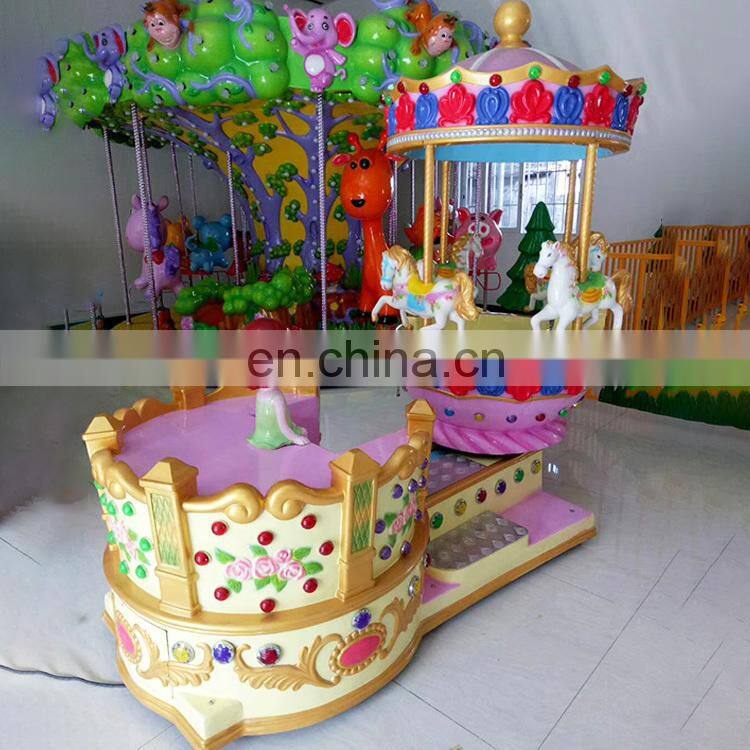 2019 hot amusement park kids mini carousel ride for sale