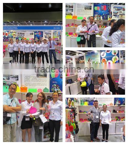 Funny personalized cosmetic bag,mirror clutch bag ,Silicone Cosmetic Bag with Mirror