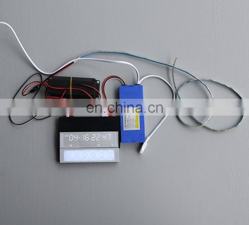 Sensor touch Switch six keys For Mirror Light defogger time display bluetooth speaker Control with driver