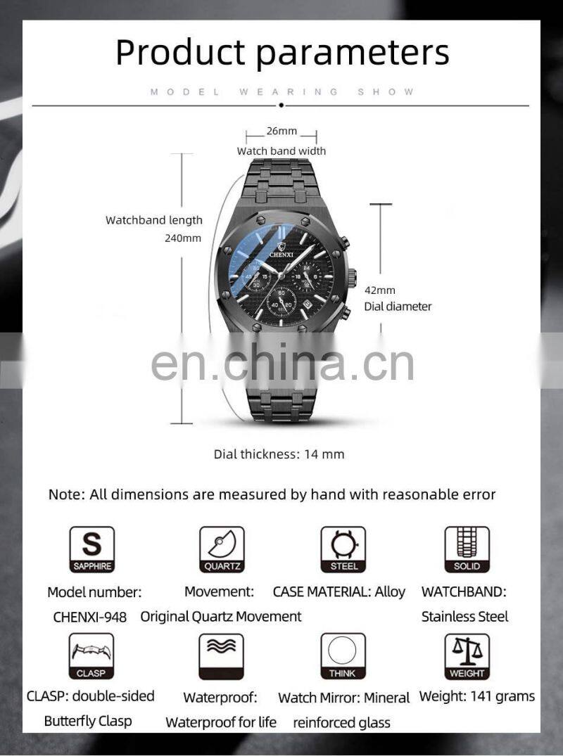 Mens Charm Fashion Wrist Watches Original Luxury Brand Wholesale Quartz Watches Men Watch