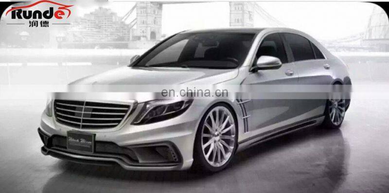 RUNDE W222 WD Style Car Bumper Car Full Body Kit For 2014-2017 Mercedes S-Class W222