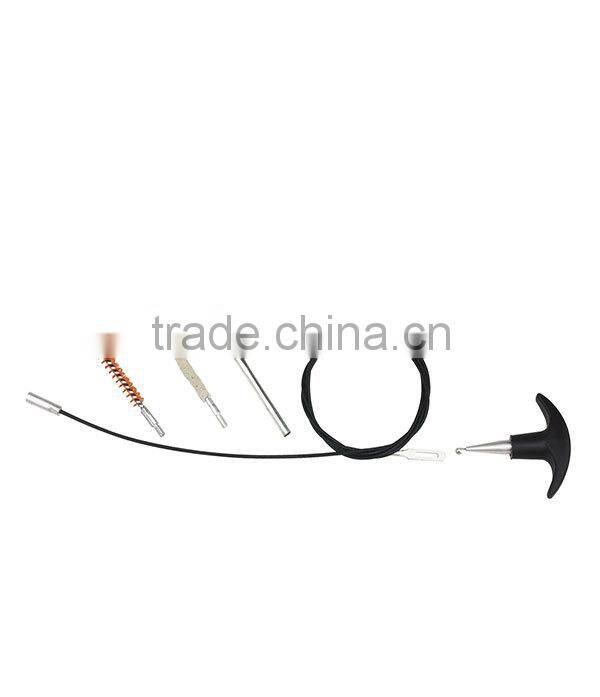 pistol cleaning kit with flexible cable,pistol cleaning kit, ,cable pull-through pistol cleaning kit
