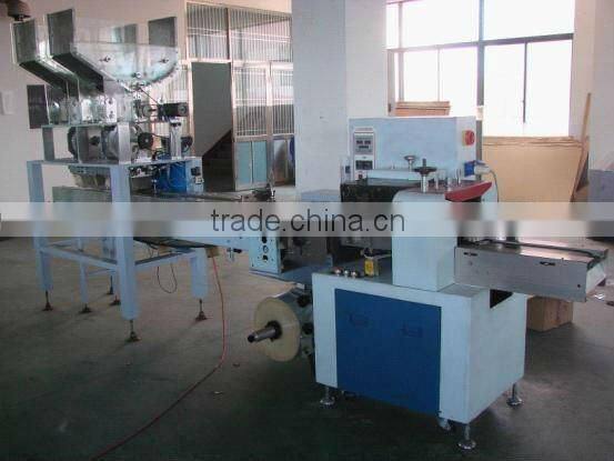 three side sealing muti straw packing machine