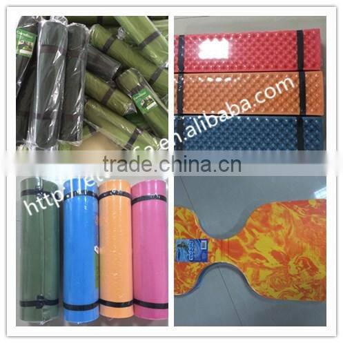 roll up non-toxic durable eva foam mat for yoga beach gym sleep