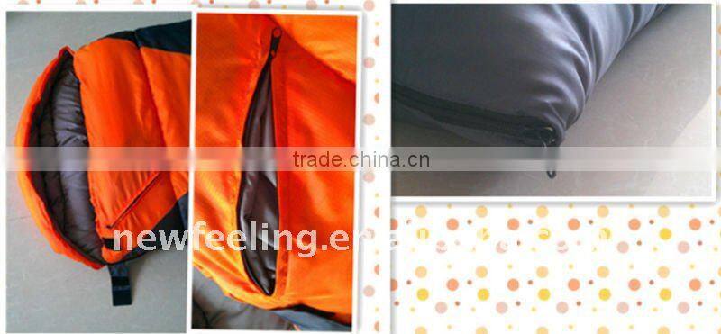 envelope sleeping bag with cap