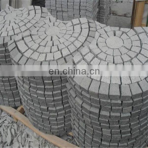 Light grey granite stepping stone